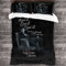 ANSSON The Vampire Diaries Bettwäsche-Sets,Damon Salvatore Kinder Bettbezüg und 2 Kissenbezug,Schlafzimmer dekorative Bettwäsche Hypoallergen (Double 200x200, Damon3)