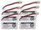 Kruta BT162342 BT262342 Cordless Phone Batteries Compatible with BT183342 BT283342 BT166342 BT266342 VTech CS6114 CS6419 CS6719 at&T EL52300 CL80111 Handset Telephone (Pack 6)