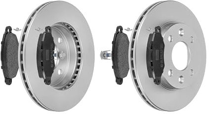 F.BECKER_LINE BREMSSCHEIBEN Ø238MM + BREMSBELÄGE VORNE FÜR RENAULT KANGOO