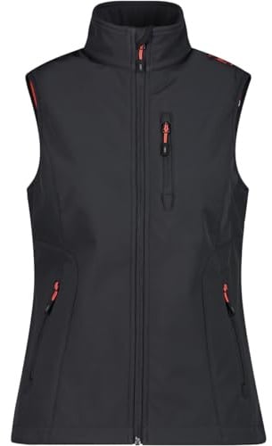 CMP - Woman Vest, Anthracite-Poppy