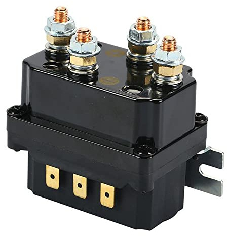 Relais de solénoïde 12V 500A Contacteur de remplacement de solénoïde de relais de treuil pour 8000-15000lb ATV UT Winch Control