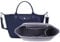D.DUO Taschen-Organizer, Geldbörsen-Einsatz-Organizer für Longchamp Le Pliage Neo Umhängetasche (Grau, M,)