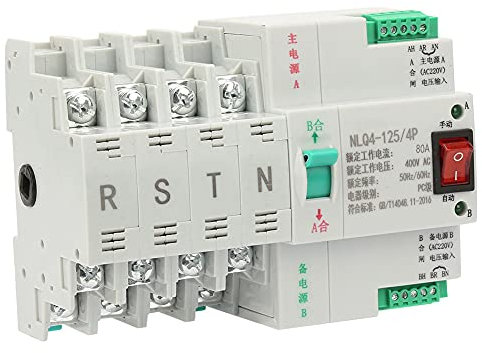 AC 400V 4P Dual Power Automatischer Transfer-Kippschalter für Stromsicherheit und Stabilität (80A)