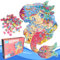 BARVERE Puzzle Kinder, 128 Teile Tier Besondere Puzzle, Pädagogisches Spielzeug, Kinderpuzzle Geschenk für Jungen Mädchen ab 5-12 Jahren (Meerjungfrau)
