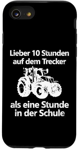 Hülle für iPhone SE (2020) / 7 / 8 Landwirtschaft Landwirt Bauer Trecker Traktor Schule Kinder