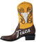 Wedarego Kühlschrankmagnet, Motiv: USA Texas, 3D-Stiefel, Souvenir, Geschenk, handgefertigt, Texas, Kühlschrankmagnet, Dekoration für Zuhause und Küche