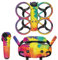 Für Avata 2 Drohne Hautaufkleber PVC-Aufkleber für DJI Avata 2 Haut-Ganzkörperaufkleber Crossing Machine GOGGLES 3 Brillen-Aufkleber-Set, kratzfest, wasserfest, Cool Skins Set Zubehör (4)
