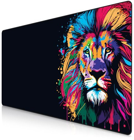 TITANWOLF Tapis de Souris Gaming XXL 1200x600mm, Mouse Pad Mat, sous-Main Bureau Gamer Extra Large en Tissu, Base antidérapante, Haute précision et Vitesse, pour Souris claviers Roccat Razer Logitech