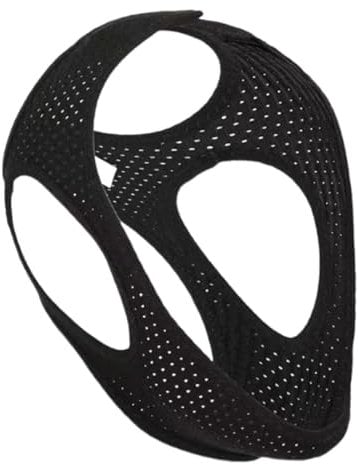 UENXRXE Kinnband Schlafapnoe,Schnarchen Verhindern,Kinnriemen Schnarchen,Chin Strap,Schnarch,Herren Snoring Gegen Schlafmaske Hilfsmittel,Schnarchstopper Sleeping Aids,Stirnband Chnarchstopper,Schwarz