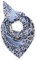 CODELLO Damen Dreieckstuch aus recyceltem Polyester mit Leo-Muster