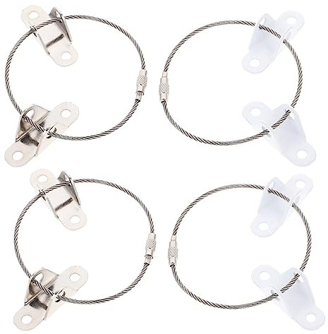 Abaodam 4sätze Möbel-anti-fall-anschluss Babyschutz Mit Anti- -anschluss Für Schränke Aus Hochwertigen Materialien Zur Befestigung An Wandpfosten