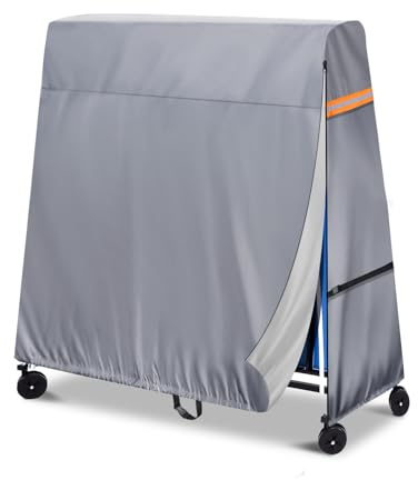 Tischtennisplatte Abdeckung Wasserdichte Tischtennisabdeckung 165*70*185 cm | Tischtennis Schutzhülle für Tischtennisplatte für Outdoor und Indoor