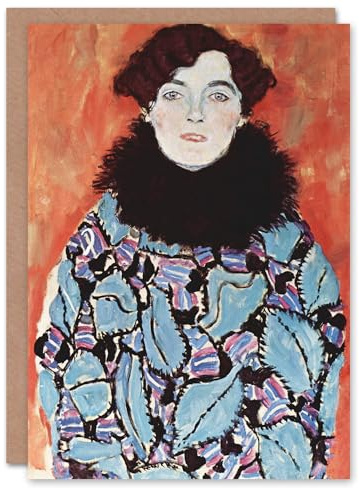 Artery8 Gustav Klimt Art Card Johanna Staude Portrait Painting