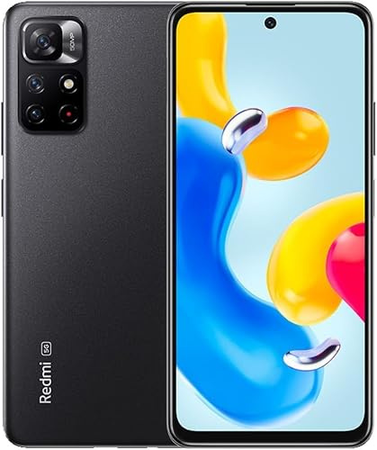 XIAOMI Redmi Note 11S 5G Móvil Libre | 4GB RAM 128GB | Pantalla FHD+ 90Hz | Cámara 50MP Triple | Batería 5000mAh | MediaTek Dimensity 810 | Color Gris | 5G, Accesorios no incluidos (Reacondicionado)