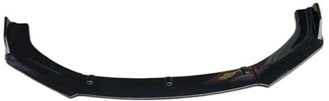 Choc Avant Lame Kit carrosserie avec Spoiler Pare-Chocs Avant Lame diffuseur Protection Plastique ABS pour Volvo S60 S60L 2012-2017(Noir Brillant)