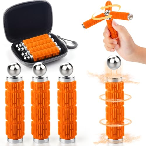 Tigerhu Fidget Toys Anti-Stress Adulte, Silicone Texturée Magnétique Jouets | Gadget Insolite Utile, High Tech, Fidgets Toy de Soulagement L'anxiété Tensions, Tdah Toy pour Hommes Adolescents Enfants