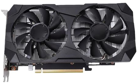 Tosuny Scheda Grafica per Giochi RTX 2060, Scheda Video per Giochi PCIE 3.0 X16 da 6 GB GDDR6 a 192 Bit, Doppie Ventole di Raffreddamento, Uscita HDMI e Doppia DP, Supporto 1080p