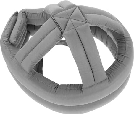 LALADEFIEE Casque de Protection en Coton pour Personnes Âgées, Protection Antichute Sangle Ajustable et Coussin D'impact, Conçu pour Soins à Domicile et Activités de Loisirs