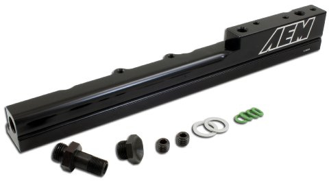 AEM 25-103BK Black High Volume Fuel Rail