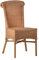 MiaMöbel Esszimmerstuhl 46x95x64 cm Landhausstil Rattan Honig