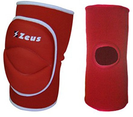 Zeus Ginocchiere da Pallavolo Rosso Senior