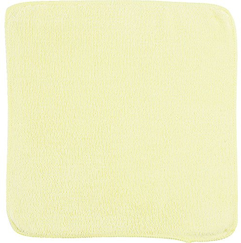Carré microfibre Rubbermaid Commercial Products, 30cm x 30cm, Jaune (sachet de 24 carrés) 1820580