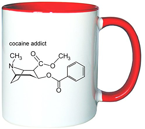 Mister Merchandise Kaffeetasse Becher Cocaine Addict Kokain Teetasse
