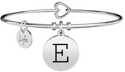 KIDULT - Bracciale Donna - Iniziale E | Emozioni - 231555E