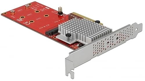 DeLOCK 90305 Karte und Adapter für interne M.2 Schnittstellen – Schnittstellenkarten und Adapter (PCIe, M.2, Low-Profil, PCIe 3.0, Box, Asmedia ASM2824)