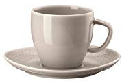 Junto Rosenthal 10540-405207-14740 Soft Shell Kaffeetasse mit Untertasse 2-TLG.