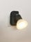 Trango 11-045 LED Steckdosenlicht in Schwarz matt mit Glasschirm, Steckerdoese Nachtlicht inkl. 1x GU10 LED Leuchtmittel 3000K warmweiß & Ein/Aus- Schalter Steckdose Treppenlicht, Steckdosenlicht