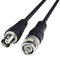 CABLEPELADO BNC RG 59 Verlängerungskabel, Stecker auf Buchse, Impedanz 75 Ohm, für die Übertragung von Video-, CCTV- und Hochfrequenz-Audiosignalen, Schwarz, 3 m