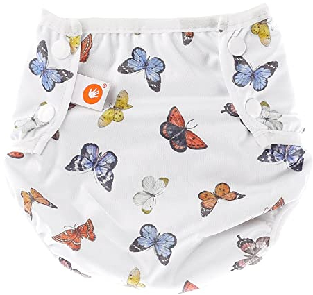 XKKO - waschbare Schwimmwindel - One Size (4-15 kg) -Butterflies