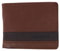 LONDON FOG Herren Leder Bifold Passcase Geldbörse, Braun, Einheitsgröße