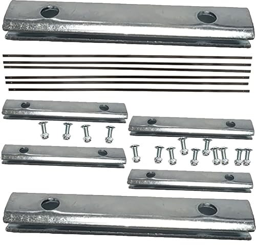 unbeatableoffers New ft trampoline enclosure cable wire & Clamp fittings (6 Cable Wire + Fittings)