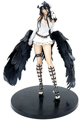 WANSHI Overlord Albedo so-Bin Ver. Komplette Figur, 27 cm Anime Figur Statue PVC Actionfigur Modell Spielzeug Exquisite Ornamente Anime Figuren