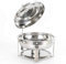 7,5L Warmhaltebehälter Buffet Chafing Dish Edelstahl Speisenwärmer 360mm Wärmebehälter Suppen Wärmer Rund