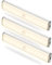 Motion Sensor Light Indoor, 12 LEDs 120LM Bright Closet Light, USB Rechargeable Battery Powered Wardrobe 3 Modes Auto On/Off LED Strip Magnet Under Cupboard - Warm White