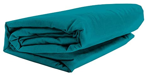 GMD Living Mr. Sandman Spannbettlaken Full ELASTAN, Farbe:348-smaragd, Größe:180-200 x 200-220 cm