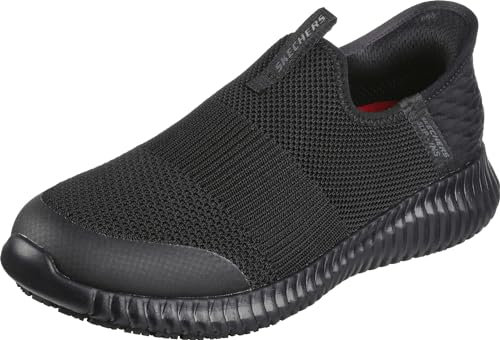 Skechers Damen Slip-Ins Work: Cessnock - Gwynedd Slip-On Sneaker, Schwarz, 11 US Wide