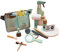 Creative Hair Dryer Toy, Wooden Haircut Bag Hair Styling Toys Barber Role Play Kit Pretend Play Hairdressing Set for Kids