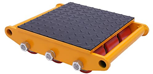 15T Heavy Duty Maschine Dolly Skate Machinery Roller Mover Cargo Trolley, Industrial Machine Skates