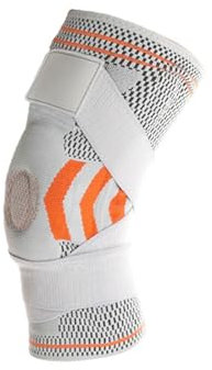 Rodilleras Deportivas para Mujeres y Hombres, Rodilleras con Correa de Nailon, Rodilleras de Silicona para Ciclismo, Rodilleras de Soporte Antifrío para Protección de Rodillas,B-L