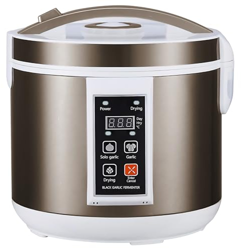Jargrovs Fermentatore di Aglio Nero,5L Multifunzionale Completamente Automatica Intelligente Fermentatore,macchina per yogurt,Macchina per il kimchi, Macchina per fermentazione della cucina fai-da-te
