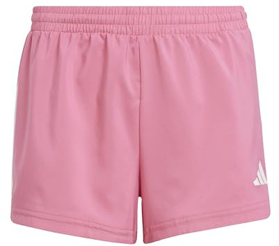 adidas Mädchen Train Essentials 3-Stripes Shorts, pink Fusion/White, 5-6 Years