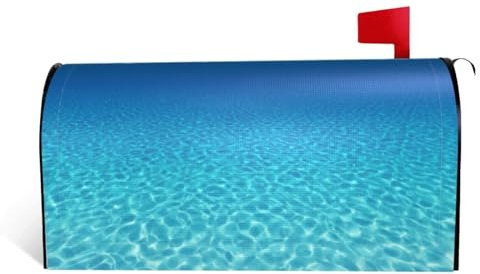 Quiet Underwater Landscape Print Mailbox Cover Yard Outdoor Garden Post Letter Box Cover, All Season Mailbox Cover