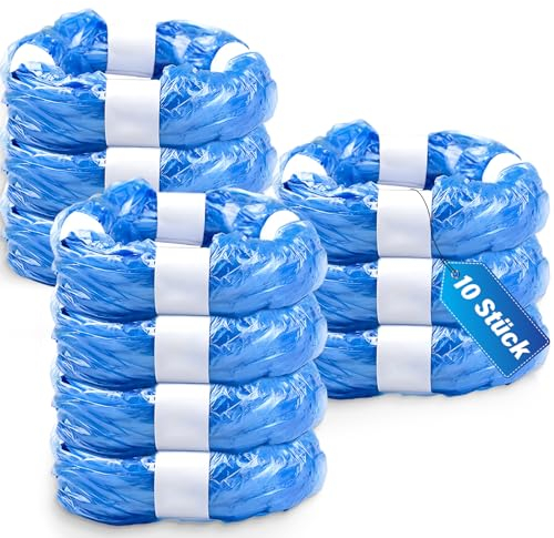 10 Recharges pour Poubelle à Couches Film Antibactérien Multicouche Anti-odeurs, Compatibles avec Tommee Tippee Sangenic Tec