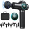 D L D Deep Tissue Massage Gun, Muscle Impact Massager, 99 Speed Silent Hand Massager with LCD Touch Screen, 8 Massage Heads for Shoulder Body Back Relaxation