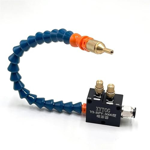 Sprühsystem für Nebelkühlmittelschmierung, C.NC, Drehmaschine, Fräsbohrer, Graviermaschine, Werkzeug für 8 mm Rohrkühlung (Rohr mit Magnet2)