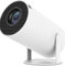 Mini Projector with Android 11, Mini Video Projector HY300 200ANSI 8000 Lumens, Beamer 4K WiFi 5G Bluetooth 5.0, Cinema Projector 180° Rotating for TV Stick